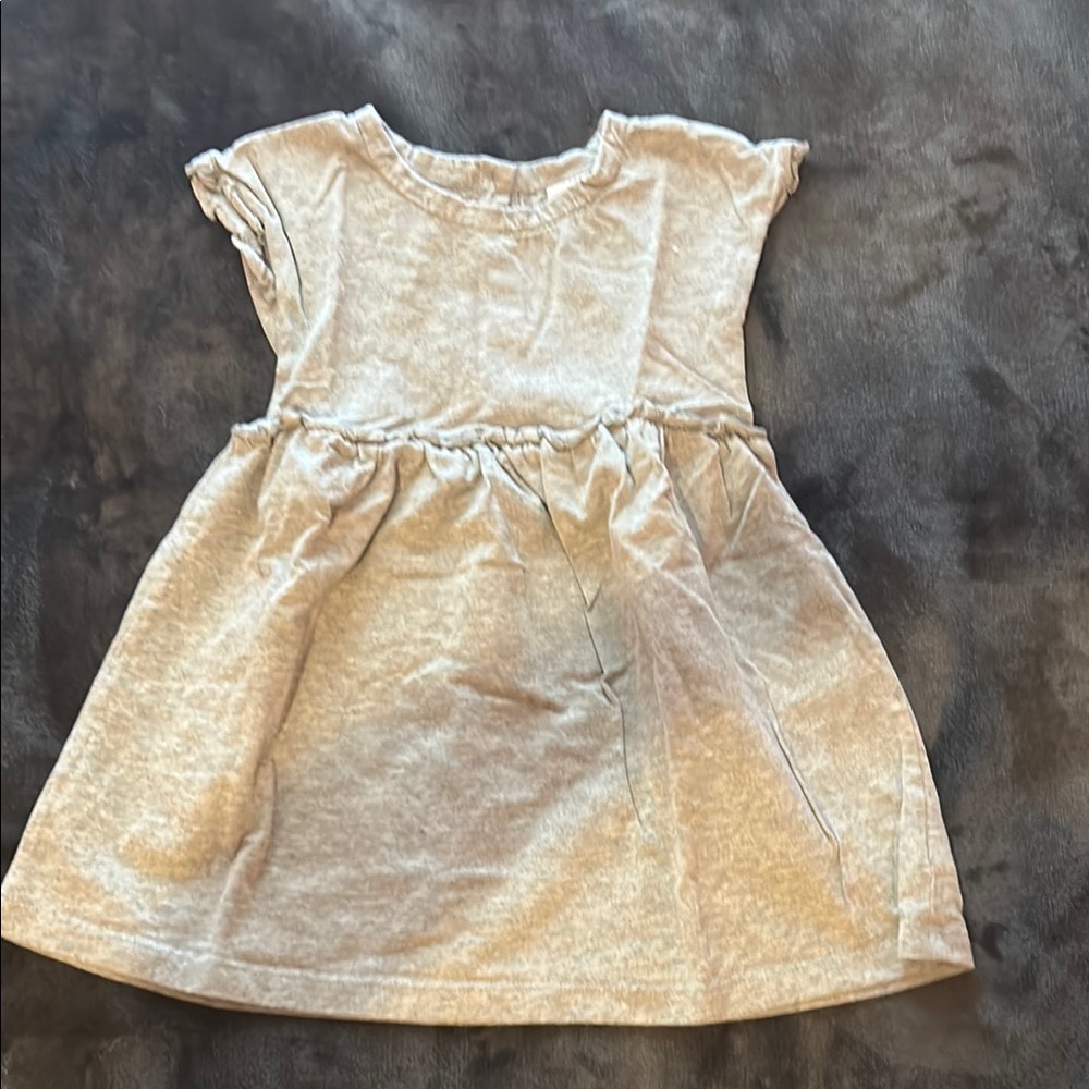 Baby Gap Stylish Gray Kids Dress, 3 years